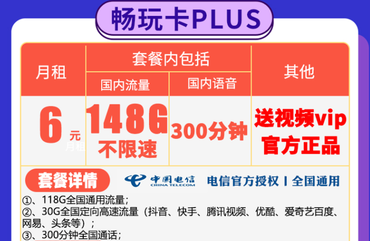 電信流量卡免費薅羊毛啦！不要錢免費用的手機上網(wǎng)卡不限速全國通用