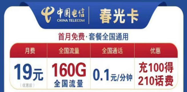 為什么流量卡的流量用的那么快？電信19元160G春光卡+首月免費(fèi)+全國(guó)可用不限速