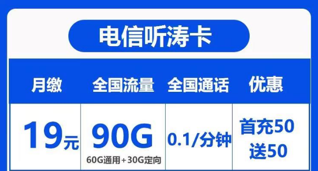 為什么我的流量卡要二次實名？是怎么回事？電信聽濤卡19元90G+0.1元/分鐘