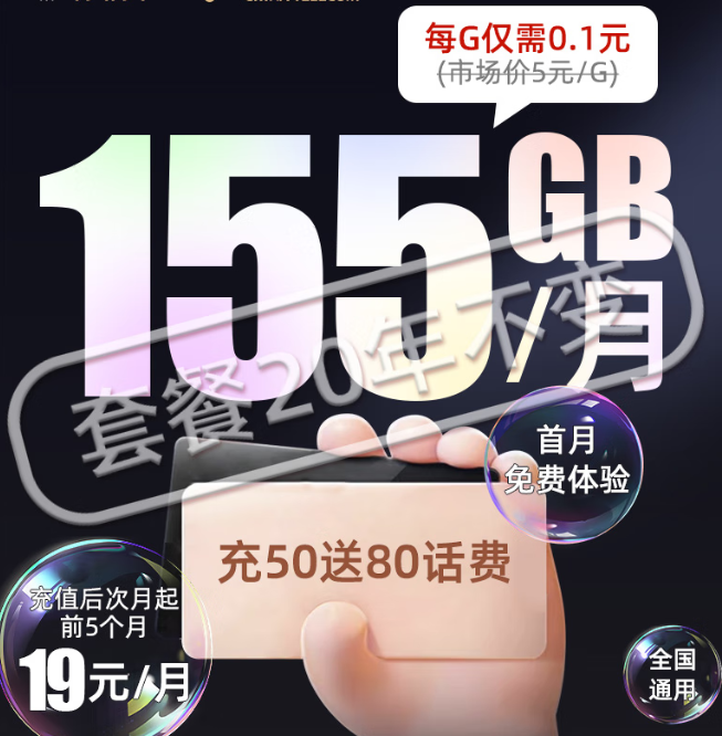 電信大流量純上網(wǎng)卡：無合約期、9元體驗(yàn)超多高速流量、官方可查