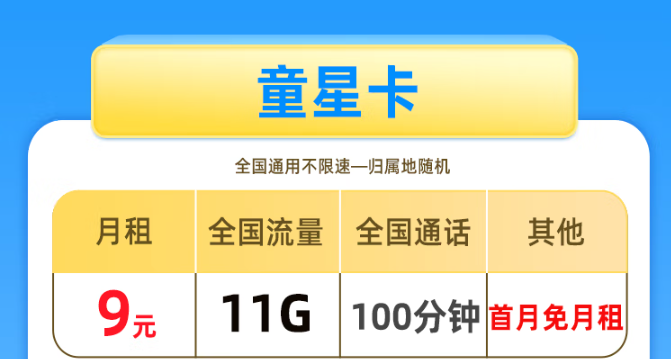 驚喜滿滿！移動(dòng)29.9元60G+移動(dòng)童星卡|資費(fèi)大優(yōu)惠！