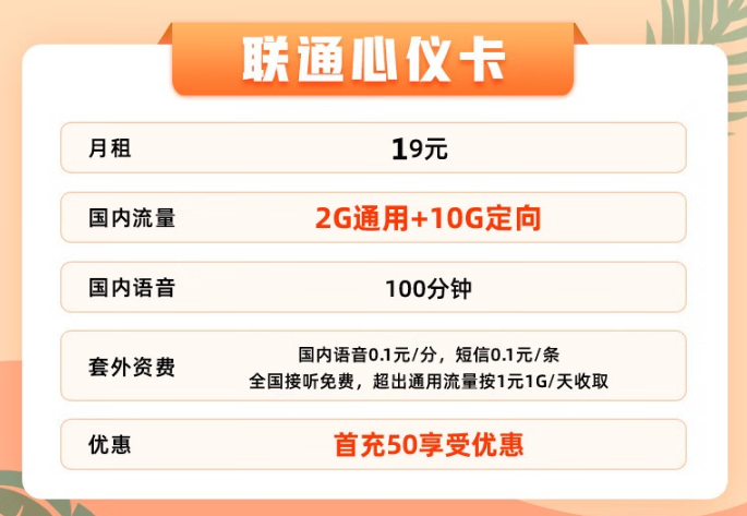 好用的聯(lián)通流量卡|低月租、資費(fèi)低、性?xún)r(jià)比高！